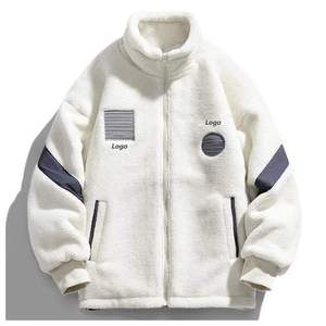 Chaqueta polar personalizada de invierno para hombre, cortavientos grueso de algodón, talla grande, con cremallera completa y capucha gruesa para hombre - Product Image 3