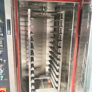 Horno Rotatorio Comercial HELAXEN de Acero Inoxidable a Gas con Aire Caliente, Control Digital, Pantalla LED, Exterior Frío al Tacto y Botones Fáciles de Presionar - Product Image 3