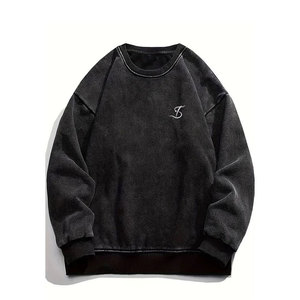 Sweat-shirts pour hommes de qualité supérieure, respirants, effet délavé, style décontracté, sur mesure - Product Image 2