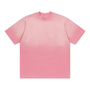 T-shirts en molleton personnalisés pour hommes, coupe ample et oversize, grammage lourd 300g, écologiques, unisexe, streetwear, effet délavé à l'acide, vierges, vente en gros - Product Image 5