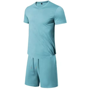 Custom Logo 2026 <b>Men's</b> <b>Short</b> <b>and</b> <b>T</b>-<b>shirts</b> <b>Sets</b> 100% Cotton Fashion Summer <b>Shorts</b> <b>Sets</b> Casual <b>Men</b> <b>T</b>-<b>shirts</b> & <b>Shorts</b> <b>Sets</b> - Product Image 4