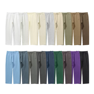 Conjunto Deportivo de Dos Piezas para Hombre, Estilo Casual, Holgado, Lavado Ácido, Color Sólido, Manga Larga, Otoño-Invierno - Product Image 3