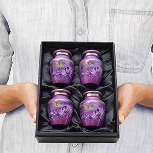 Distinctive Aluminum <b>Keepsake</b> <b>Memorial</b> Ash Urn Tribute Holder Designed With Elegant Craftsmanship And Matte Appearance - Product Image 4