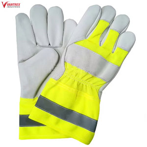 Gants de sécurité décontractés en cuir de chèvre de qualité supérieure, respirants, avec doublure en fausse fourrure, détection des aiguilles, utilisation quatre saisons, gants d'opéra - Product Image 5
