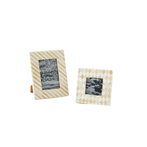 Handmade MOP And Wooden <b>Mirror</b> Frame <b>Set</b> Of 2 Different Size And Shape <b>Mirror</b> Frame For <b>Wall</b> Decor Accessories - Product Image 4