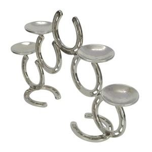 Horse <b>Shoe</b> Style Decorative Candle Jar Stand Heat Resistance - Product Image 3