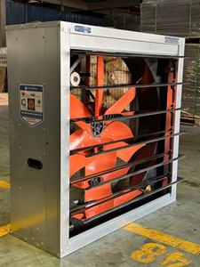 SHRV-1100 (44 Inch) Galvanised Steel Fiberglass Wall-Mounted Axial <b>Fan</b> with Ball Bearing Electric 220V/380V OEM/ODM - Product Image 1