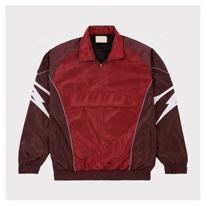 OEM Custom Logo Men's Sporty Breathable Nylon Tracksuit <b>Reflective</b> Jogging Windbreaker Stripes Breathable Tracksuit Set - Product Image 4