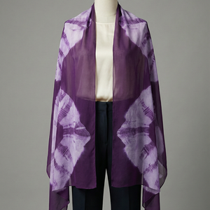 Pañuelo de viscosa Kashka con teñido anudado sencillo, de longitud media, con dobladillo cosido, para mujer, invierno, hiyab árabe, duradero, AHE - Product Image 6