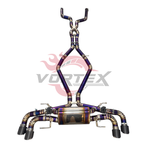 Système d'échappement Catback Valvetronic en titane de qualité 5 Vortex Factory pour Alfa Romeo Stelvio Quadrifoglio 2.9T, installation facile - Product Image 1