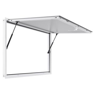 Finestra di Servizio in Lega di Alluminio 53x33 Pollici, Finestra per Food Truck con Angolo di Apertura di 85 Gradi - Product Image 1