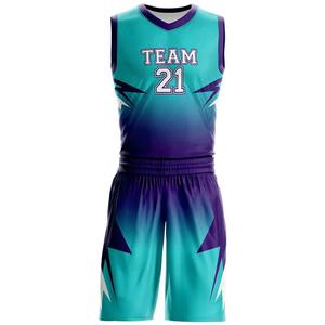 Conjuntos de Uniformes de Baloncesto, Últimos Modelos al por Mayor, Uniformes de Baloncesto Personalizados para Hombre, Ropa de Baloncesto Cómoda y Personalizada - Product Image 3