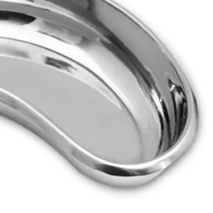 Plateaux médicaux et chirurgicaux en acier inoxydable 201, plateau manuel pour instruments dentaires, couvercle de plateau pour bébé, certifié CE Classe I - Product Image 3