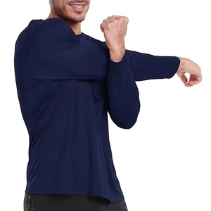 T-shirt décontracté respirant pour homme grande taille, design vierge, personnalisable, vente directe usine, coton/fibre de bambou de luxe - Product Image 1