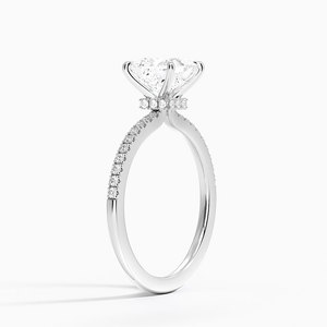 BOJ <b>Ring</b> 041 Princess Cut 925 <b>Silver</b> Demi Half Coverage Diamond <b>Ring</b> 2ct D Color VVS1 Moissanite GRA Certified Low Price <b>Ring</b> - Product Image 2