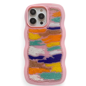 Funda de Teléfono Móvil con Cuentas de Cristal de Dibujos Animados, Antigolpes, con Cordón y Correa para Mochila - Product Image 1