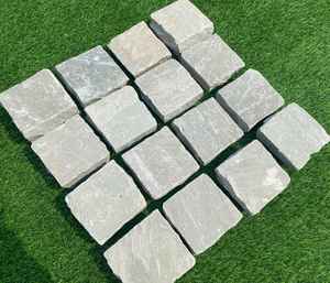Adoquines de Piedra Arenisca Gris Kota, Cortados a Mano, Ecológicos, Modernos, Duraderos, de Forma Cuadrada, para Pavimentación, Jardinería y Diseño de Jardines - Product Image 5