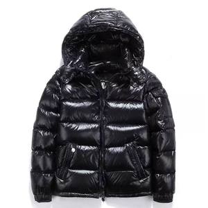 Veste d'hiver matelassée de haute qualité pour homme, col mandarin, tissu en laine, imperméable, respirante, à capuche, taille XS, service OEM ODM - Product Image 1