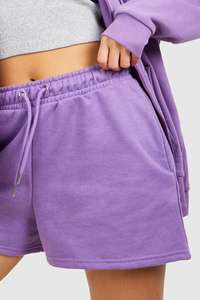 Shorts de Verano a Cuadros para Mujer, Cintura Alta Elástica, Marca Privada, Felpa de Algodón, Casuales, Transpirables, con Bolsillos Laterales, Nueva Colección - Product Image 4