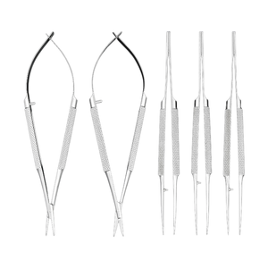 Tijeras microquirúrgicas para córnea Altomme Instruments de acero inoxidable, 12-18 cm, pinzas de sujeción y pinzas de pulgar - Product Image 6