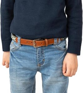 Cinturón Trenzado de Cuero Genuino, Cinturones Indios de Cuero Duradero de Primera Calidad, Personalización de Marca Disponible en Fábrica Directa - Product Image 6