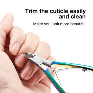Cortacutículas Coloridos y Elegantes, Tijeras para Manicura, Recortador de Cutículas, Removedor de Piel Muerta, Herramienta de Acero Inoxidable - Product Image 2