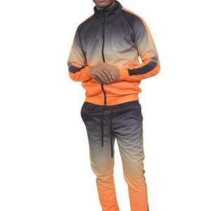Custom Casual Solid <b>Track</b> <b>Suit</b> Men's Lightweight Warm Polyester Cotton Wholesale Custom Logo - Product Image 5