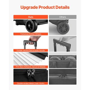 Borsa per 2 Palle da Bowling con Ruote e Scomparto Separato per Scarpe fino alla Taglia US 16 - Product Image 4