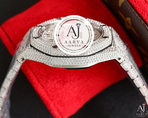 Montre analogique mécanique en acier inoxydable avec cristal saphir, incrustation de diamants, cadran octogonal, bracelet pour femme, cadeau de luxe, mode - Product Image 2