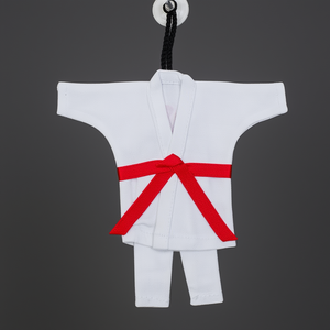 Llavero Personalizado de Jiu Jitsu, Mini Uniforme de Artes Marciales, Anillo para Llaves con Diseño y Tamaño Personalizados, Regalo o Recuerdo para Academias de Karate y Taekwondo - Product Image 1