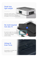 Machine de lamination OCA intelligente TBK 708 avec airbag, sans moule, sous vide, cœur PLC, garantie 1 an, 220V/110V, pour réparation d'écrans incurvés