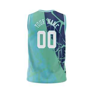 Camisetas de Baloncesto Personalizadas, Última Moda en Venta, 100% Poliéster, Nombre y Número del Equipo OEM, Camisetas Deportivas de Baloncesto - Product Image 2