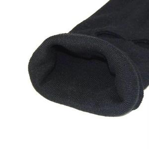 Cagoule de ski et snowboard en acrylique noir, tricotée jacquard, à logo, à un trou, pour l'extérieur, personnalisable, pour l'hiver - Product Image 2