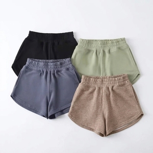 Shorts Deportivos Transpirables de Algodón para Mujer, de Secado Rápido, Colores Sólidos, para Gimnasio, Fitness, Running, Shorts Atléticos de Cintura Alta para Mujer - Product Image 5