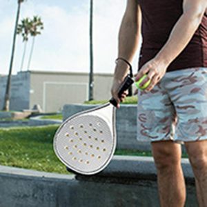 Raqueta de Pádel Ligera TRUPEXA de Fibra de Carbono con Empuñadura Antideslizante, Núcleo de Espuma EVA, Tamaño de Cara de 26 cm, Flexible y Transpirable para Todas las Edades - Product Image 1