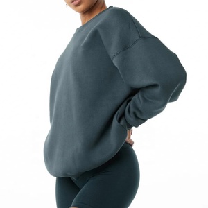 Women's Fashionable Breathable Pullover Sweatshirt Plus Size Winter <b>Clothing</b> Embroidered Washed Style Ladies' Wholesale Sexy - Product Image 4