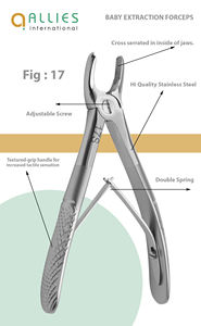 Forceps pour bébé de haute qualité 2026 OEM ODM en acier inoxydable pour chirurgie dentaire – En promotion maintenant - Product Image 3