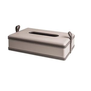 Boîte à mouchoirs moderne en similicuir, distributeur de serviettes pour salle de bain, maison, bureau et restaurant - Product Image 1