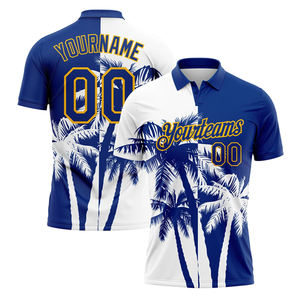 Polos de Golf Personalizados con Bordado y Sublimación en Poliéster para Hombre, Jersey Transpirable de Alta Calidad en Tejido de Algodón y Spandex de Secado Rápido - Product Image 6