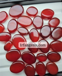 Lote de Cabujones de Ónix Rojo de Alta Calidad a Precio de Mayoreo, Ónix Rojo 100% Natural en Formas Variadas para Joyería, Lote de Cristales de Ónix Rojo - Product Image 1