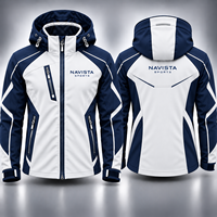 Ensemble veste à capuche softshell imperméable, respirante, coupe-vent, réversible, chauffante, brodée, pour la randonnée, le camping, unisexe