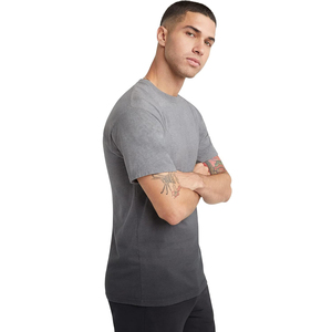 Camiseta de Manga Corta para Hombre, Ligera, Transpirable, de Algodón, Cuello Redondo, Lisa, Cómoda, Informal, Básica, para el Día a Día - Product Image 4