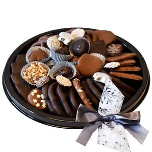 Plateau à chocolat en bois avec couvercle, couleur bois naturel, accents décoratifs, vente en gros - Product Image 6