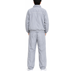 Wholesale Wind Resistant <b>Men</b> Nylon Tracksuit Running <b>Jacket</b> and Pants Custom OEM ODM Wholesale Apparel Supplier For Nylon Suit - Product Image 5