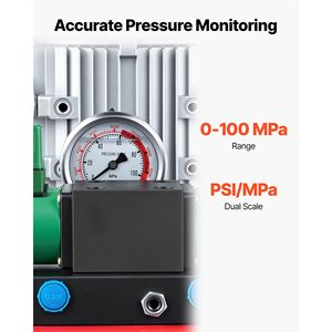 Pompe hydraulique électrique 750W 10000 PSI 120V, unité de puissance à double action avec électrovanne et pédale - Product Image 5