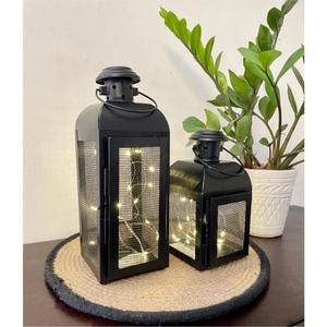 Premium Metal Candle Lantern Modern Decorative <b>Tealight</b> <b>Holder</b> Lantern for Living Room Balcony Wedding Party Decoration - Product Image 2