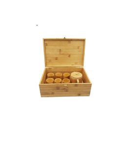 Ensaladera de bambú de 5,5 pulgadas y 6 pulgadas de diámetro hecha a mano de Vietnam para fruta, cuenco de comida, vajilla, utensilios de cocina, restaurante de fiesta - Product Image 5