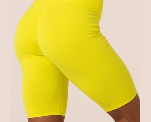 <b>Women</b> <b>Elastic</b> <b>Waist</b> Yoga <b>Shorts</b> High Stretch Fitness Workout Gym Running Activewear Breathable Quick Dry Sports Exercise <b>Shorts</b> - Product Image 4