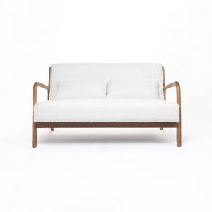 Modern Adjustable Boucle Fabric 2 Seater <b>Sofa</b> Solid <b>Wood</b> <b>Frame</b> Foam Filled Luxury Upholstered Loveseat <b>for</b> Apartment Hotel Use - Product Image 1