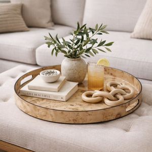 Plateau en bois, plateau de présentation haut de gamme, plateau de service, plateau de table en bois, planche à petit-déjeuner en bois - Product Image 4